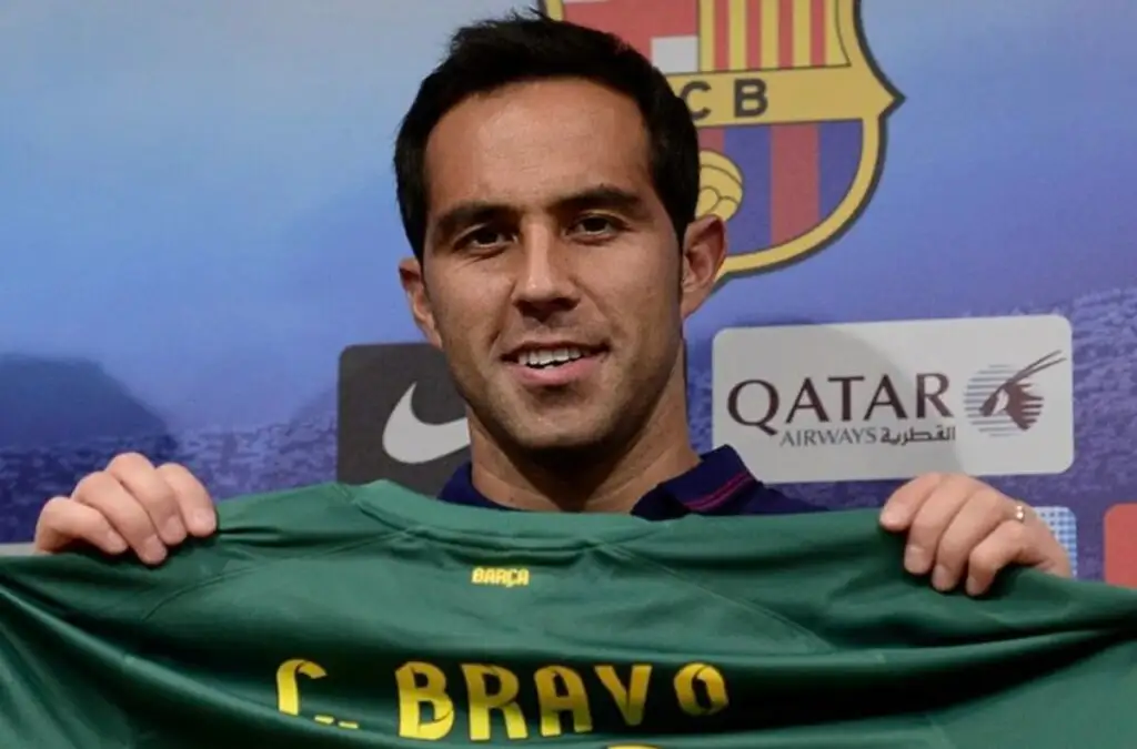 Claudio Bravo llegó en 2014 al Barça.