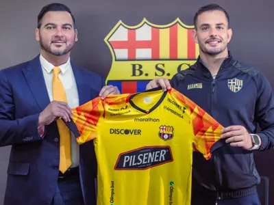 «Bienvenido a casa»: La emotiva presentación de Octavio Rivero como refuerzo de Barcelona SC