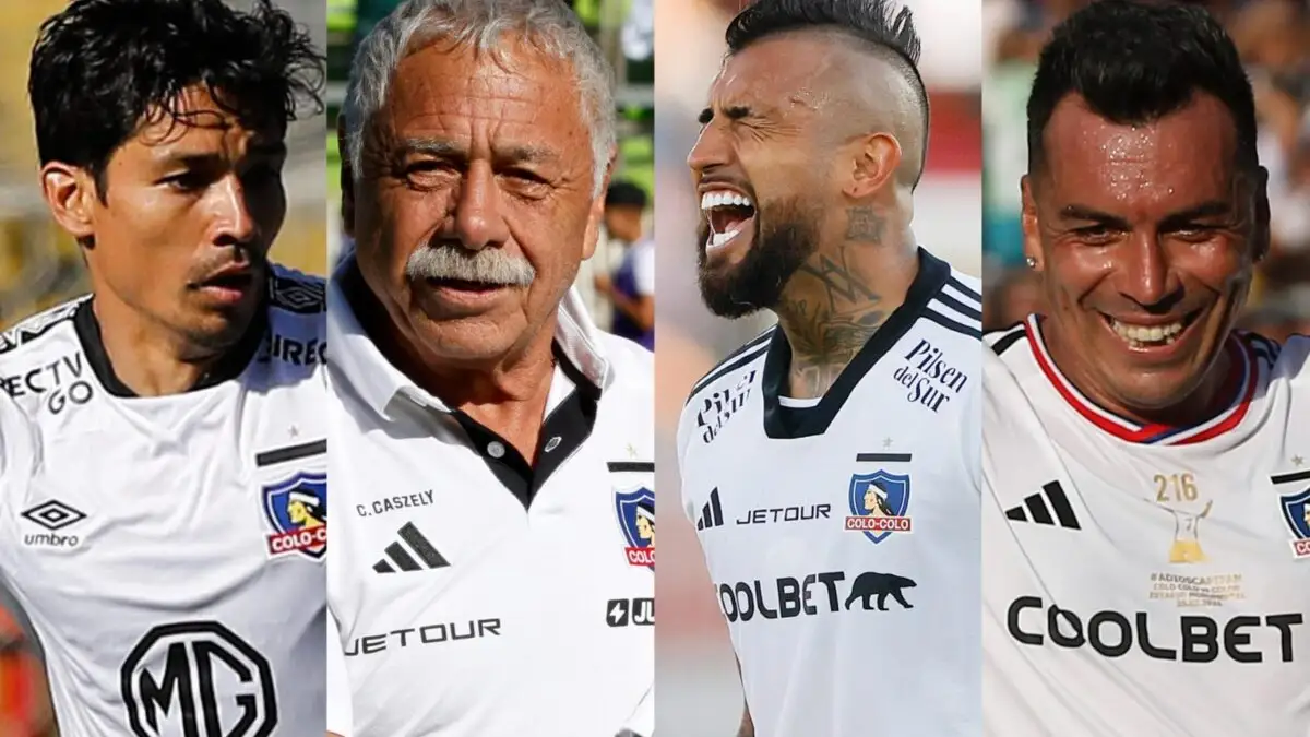 Matías Fernández, Carlos Caszely, Arturo Vidal y Esteban Paredes.