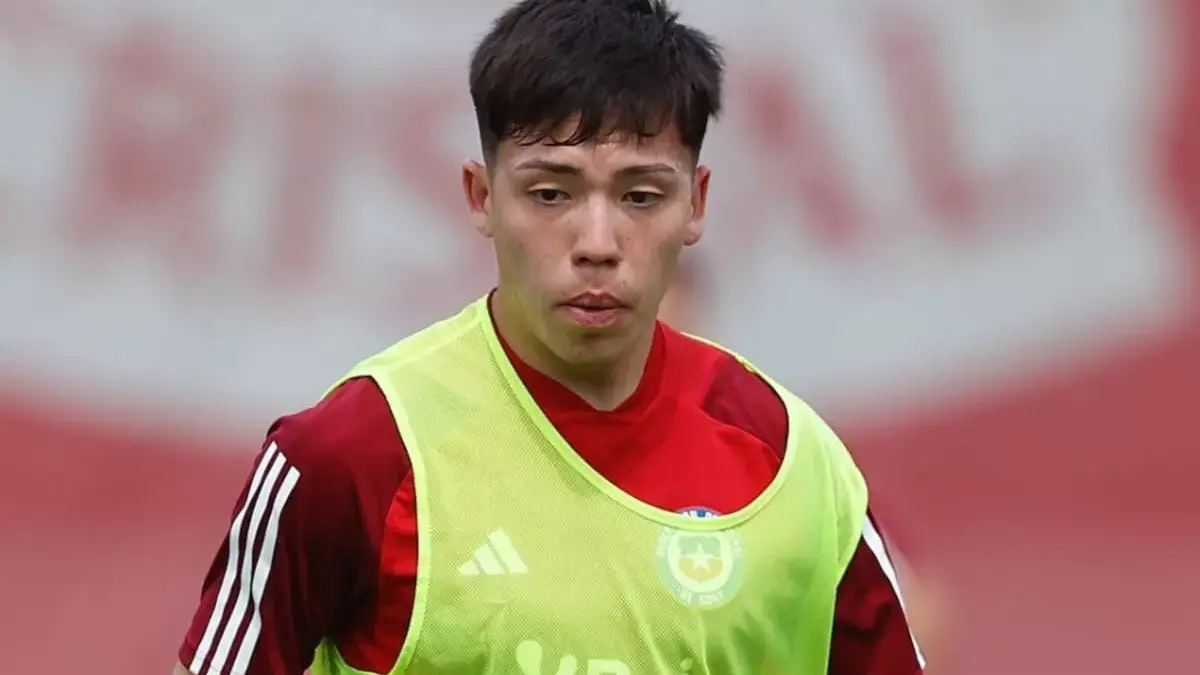 Leandro Hernández sumó minutos Sub-21 en el partido ante Huachipato por su llamado a La Roja.