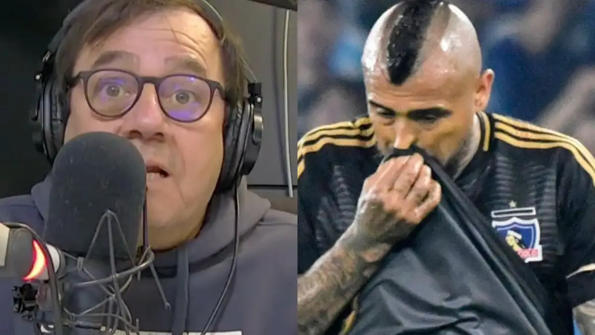 Arturo Vidal cuestionado por Danilo Díaz (2)