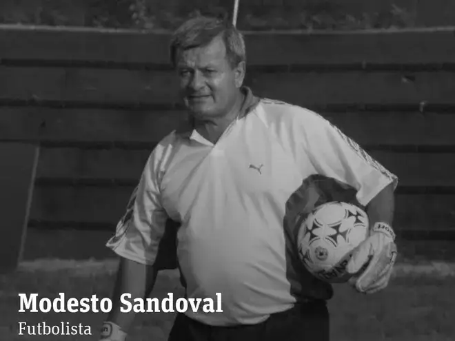El fallecido Modesto Sandoval.