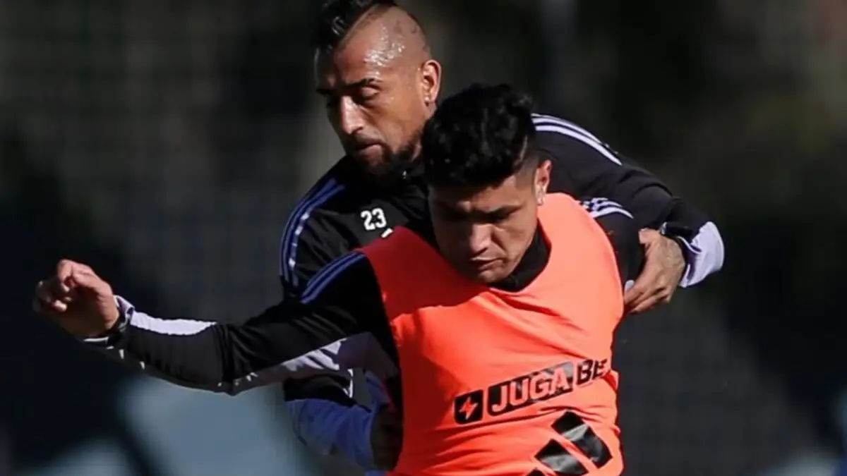 Arturo Vidal y Claudio Aquino.