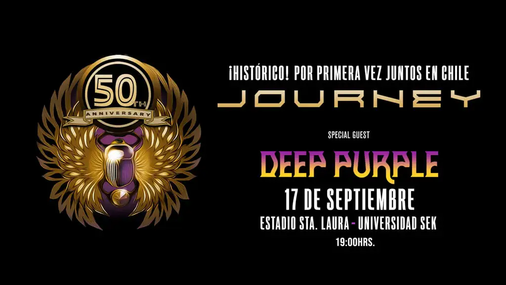 Journey y Deep Purple se presentarán en Santiago el mismo día que Colo-Colo jugará ante River Plate.