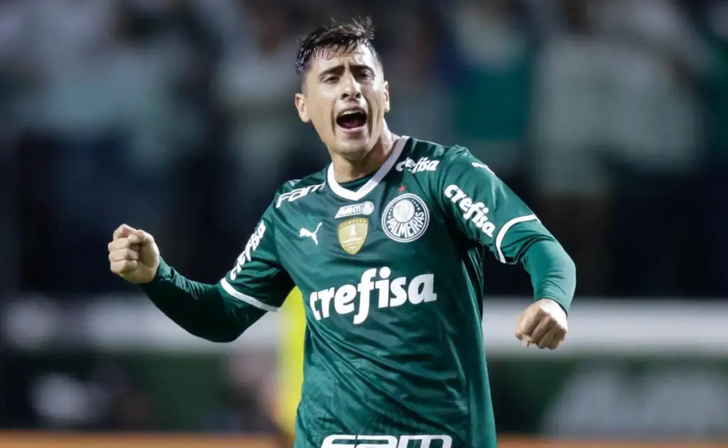 Miguel Merentiel, actual delantero de Palmeiras