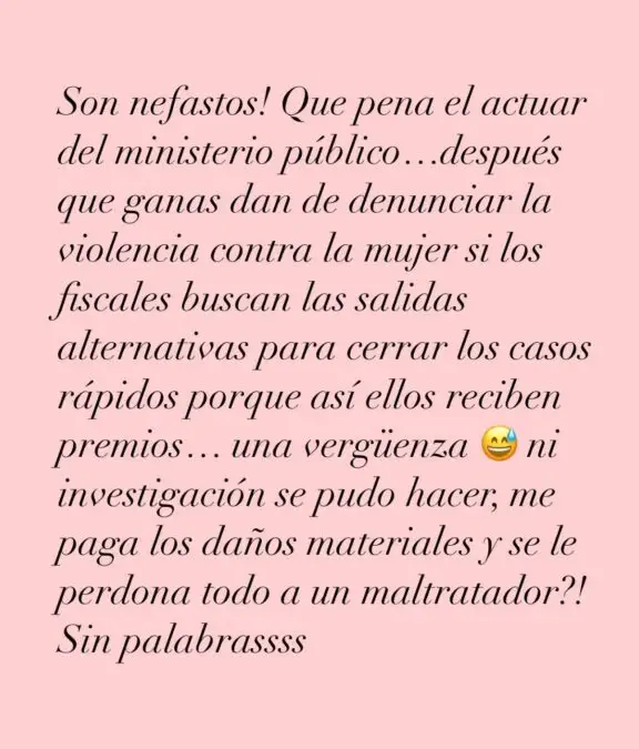 Historia de Instagram subida por Camila Sepúlveda.
