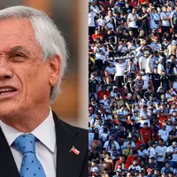 [VIDEO] «Asesino…»: Garra Blanca arremetió contra Sebastián Piñera y no respetó minuto de silencio