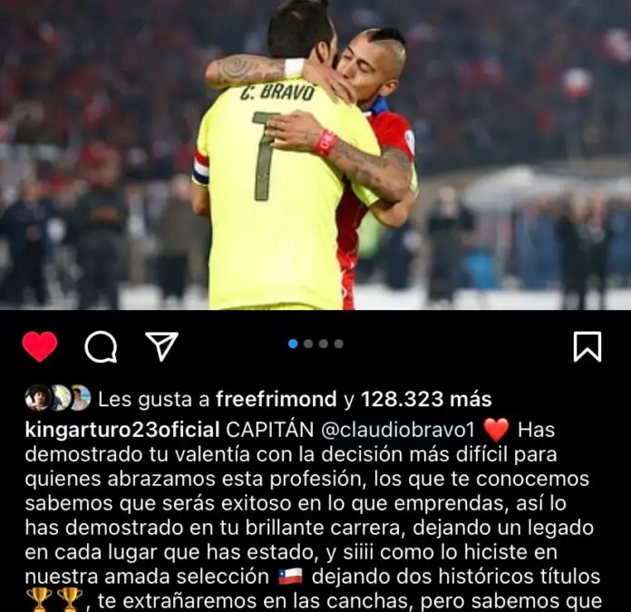 El emotivo mensaje del ‘King’ para el ‘Capitán América’.