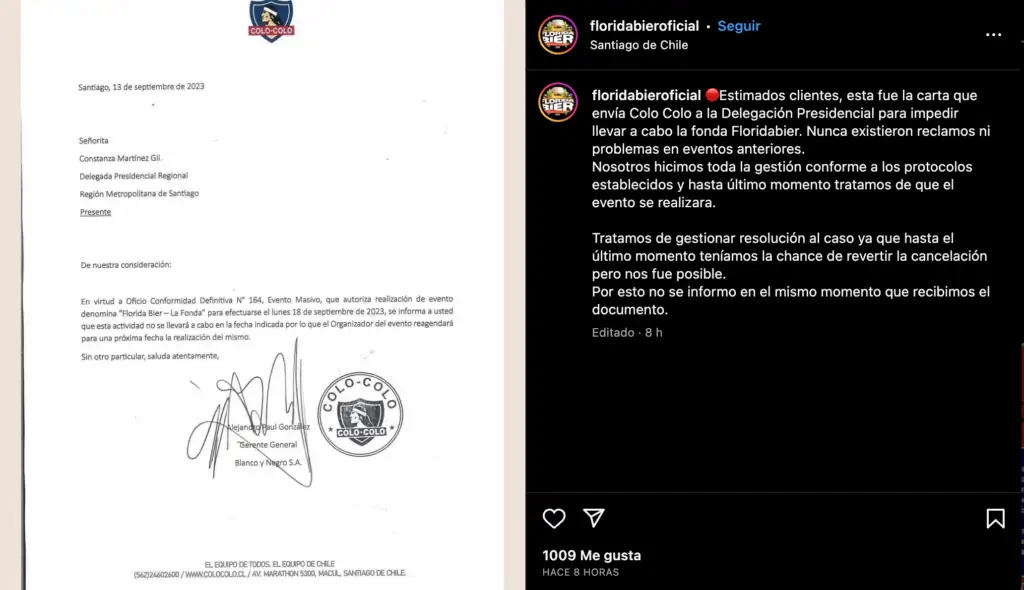 Publicación de Floridabier.