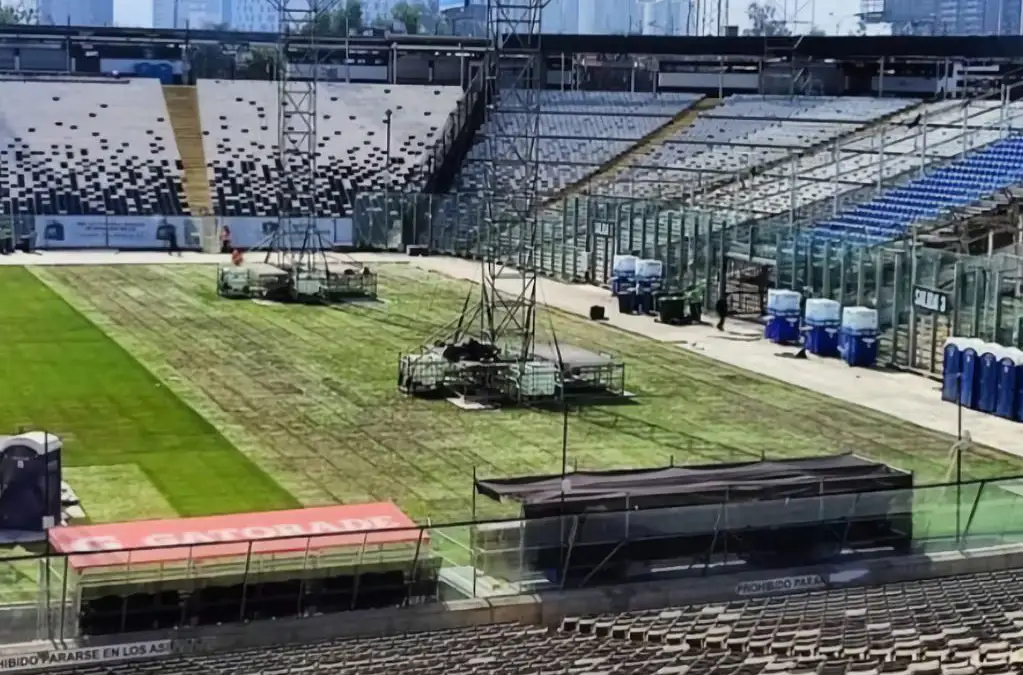 Estadio Monumental tras el concierto de Roger Waters.