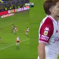 [VIDEO] El increíble gol que desperdició Leonardo Gil del que hablan todos en Argentina