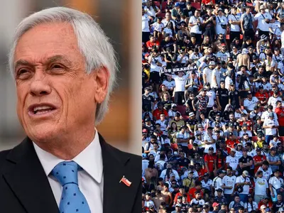 [VIDEO] «Asesino…»: Garra Blanca arremetió contra Sebastián Piñera y no respetó minuto de silencio