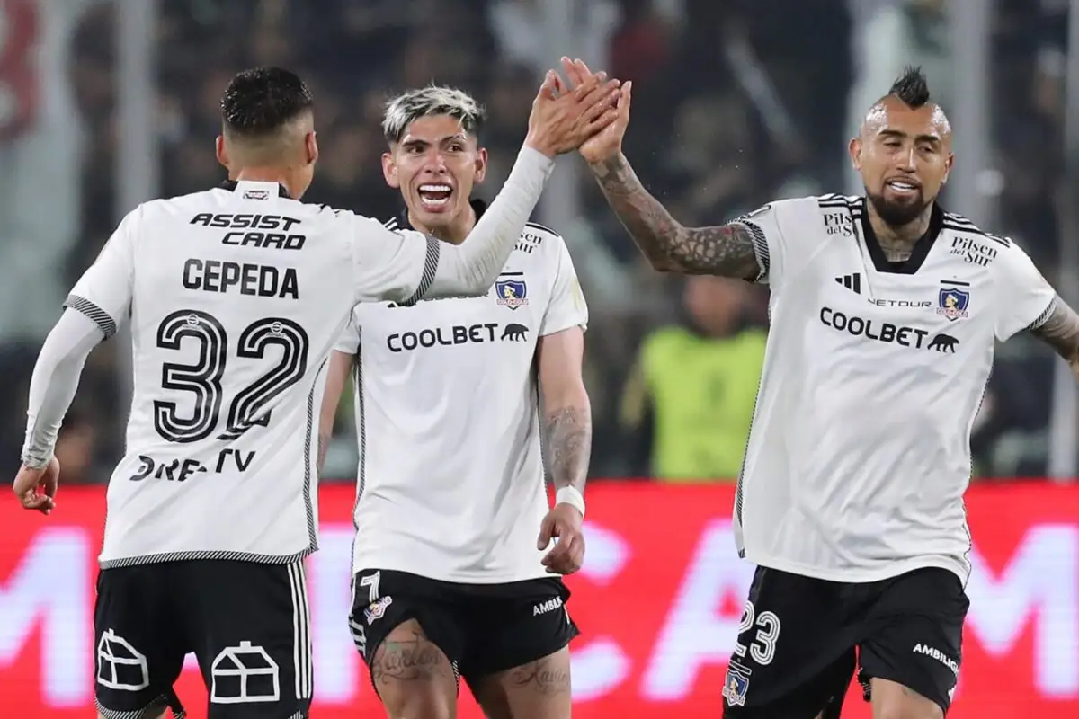 Arturo Vidal, Carlos Palacios y Lucas Cepeda.