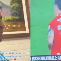 [VIDEO]: El emotivo registro de un hincha viendo la despedida de Esteban Paredes que se viralizó en redes sociales