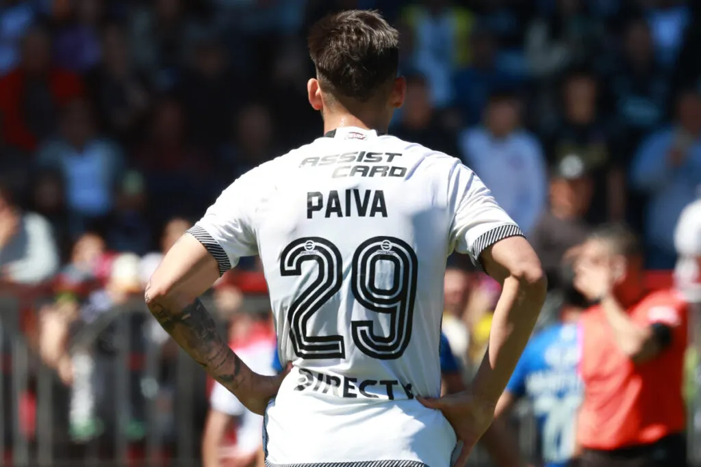 Futbol, Huachipato vs Colo Colo
Decimoctava fecha, campeonato Nacional 2024.
El jugador de Colo Colo Guillermo Paiva es fotografiado durante el partido de primera division contra Huachipato disputado en el estadio CAP de Talcahuano, Chile.
13/10/2024
Eduardo Fortes/Photosport

Football, Huachipato vs Colo Colo
18th date, 2024 National Championship.
Colo Colo player Guillermo Paiva is pictured during the first division match against Huachipato held at the CAP stadium in Talcahuano, Chile.
13/10/2024
Eduardo Fortes/Photosport