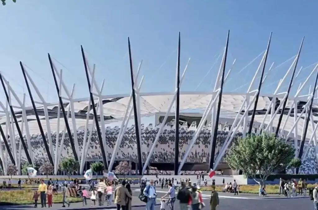 Maqueta para la remodelación del Estadio Monumental.