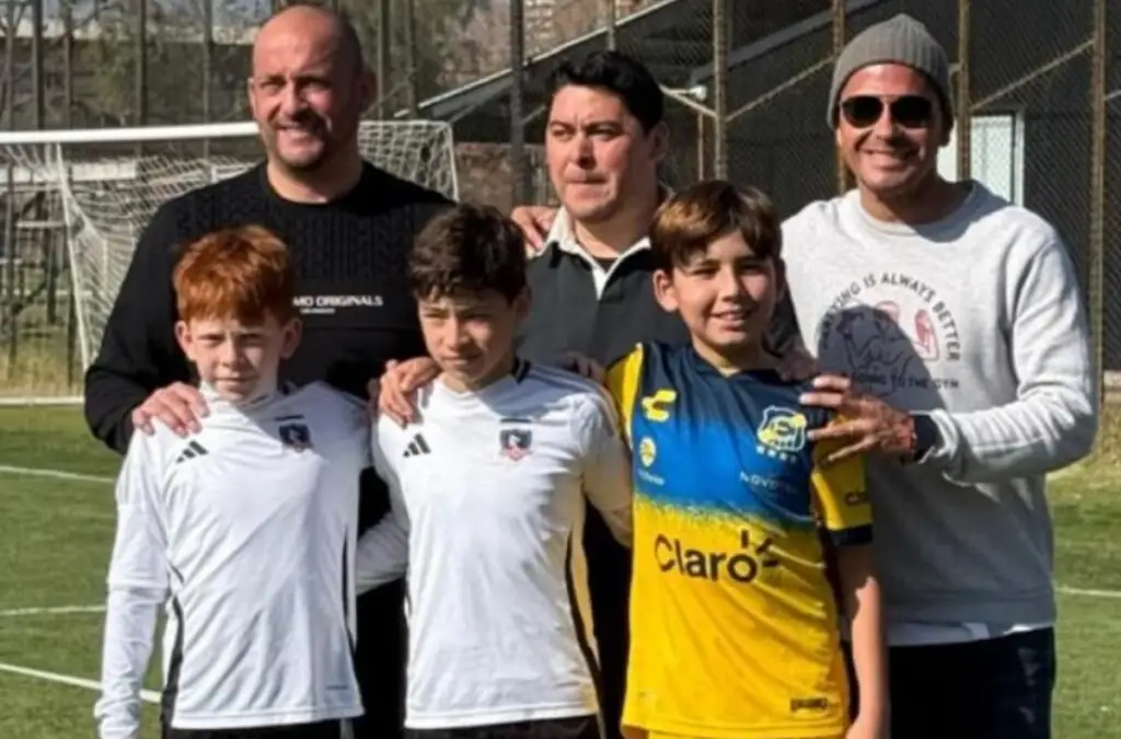 Eduardo Lobos, Manuel Neira y Miguel Riffo se encontraron con sus hijos en La Ruca.