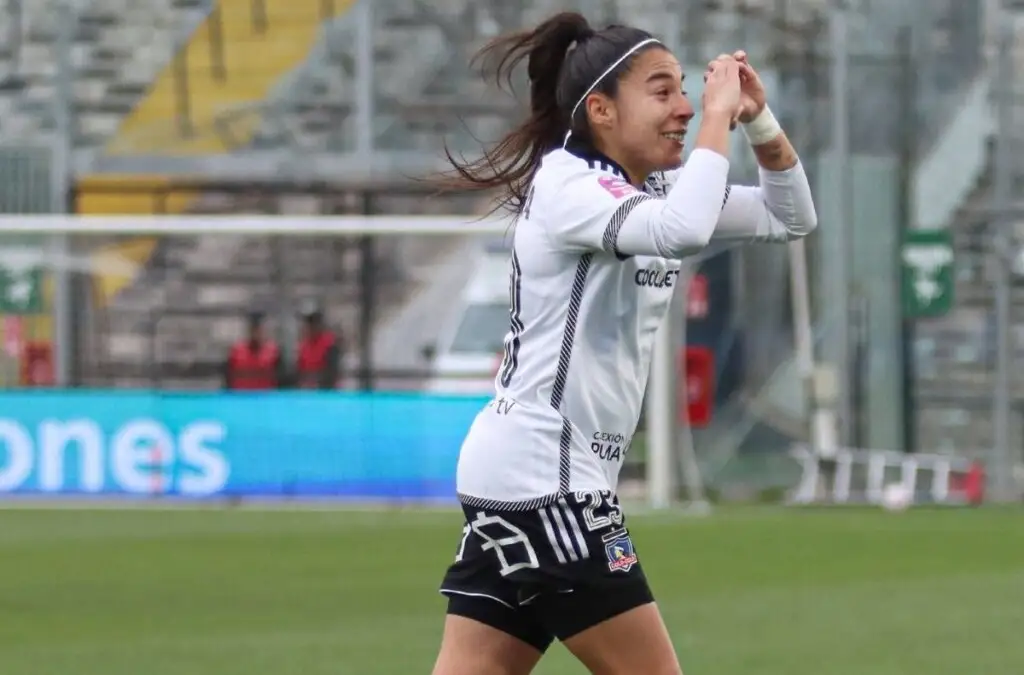 Nicol Sanhueza marcó un doblete en la victoria sobre Palestino.