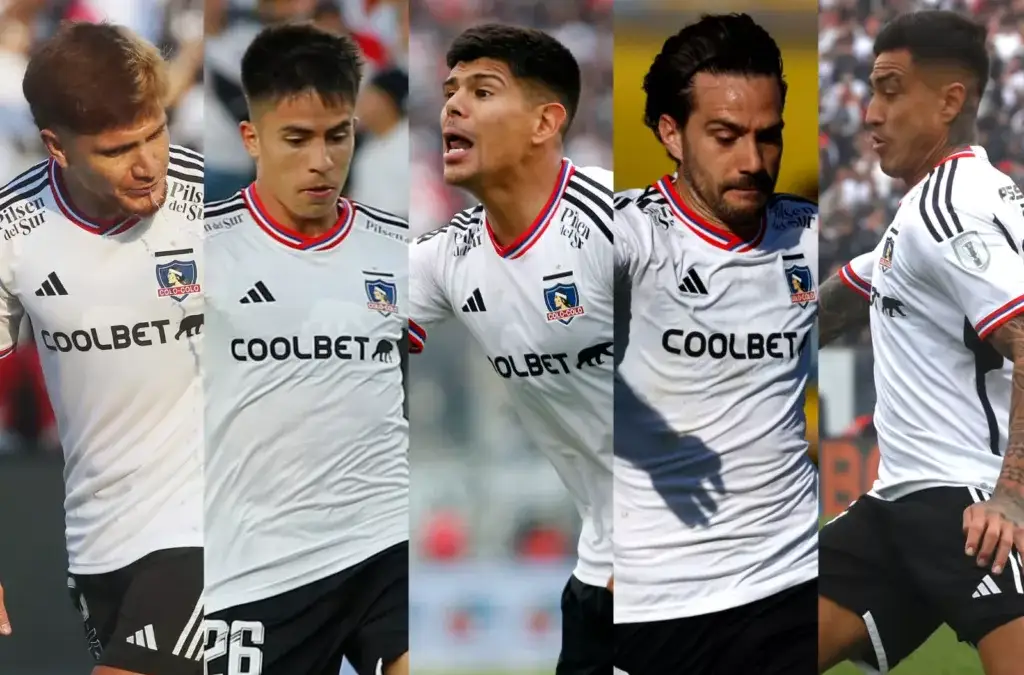 Los 5 jugadores de Colo-Colo con mayor disminución de mercado durante el 2023.