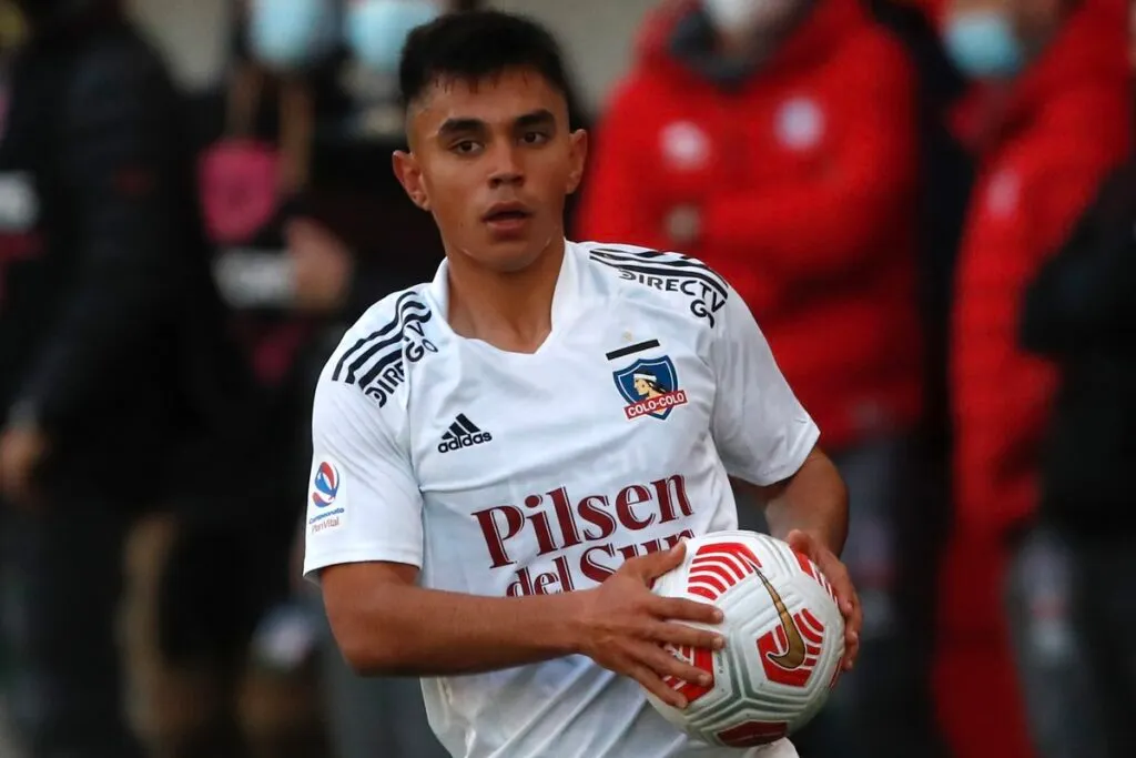 Vicente Pizarro en su año debut por Colo-Colo.