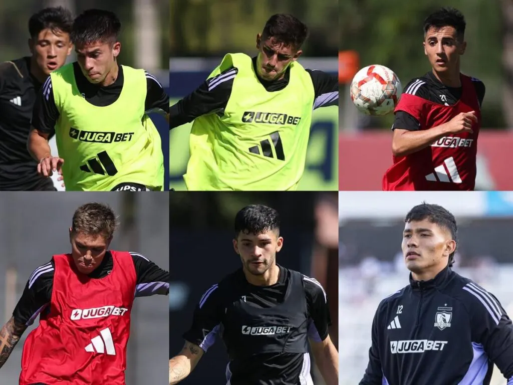 Matías Moya, Diego Plaza, Bruno Gutiérrez, Cristián Riquelme, Eduardo Villanueva o Lucas Soto con la camiseta de Colo-Colo.