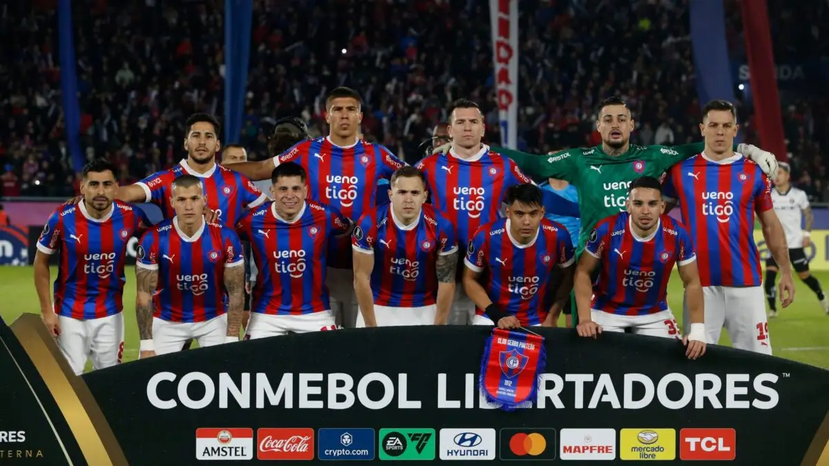 Formación Cerro Porteño vs Colo-Colo.