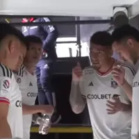 Alan Saldivia se impone como líder en Colo-Colo: repartió instrucciones a Carlos Palacios y Jordhy Thompson en el túnel del Monumental