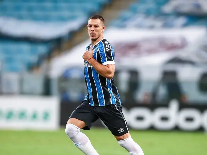 Diego Churín en Gremio de Porto Alegre.