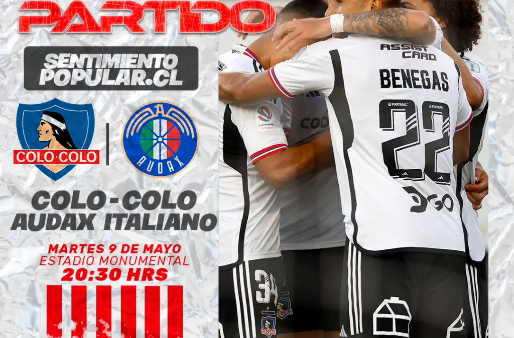 Colo-Colo enfrentará a Audax Italiano en su siguiente partido en el Campeonato Nacional 2023.