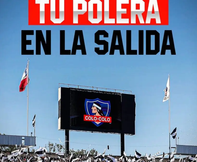 La publicación subida por la Garra Blanca para el partido frente a Everton.