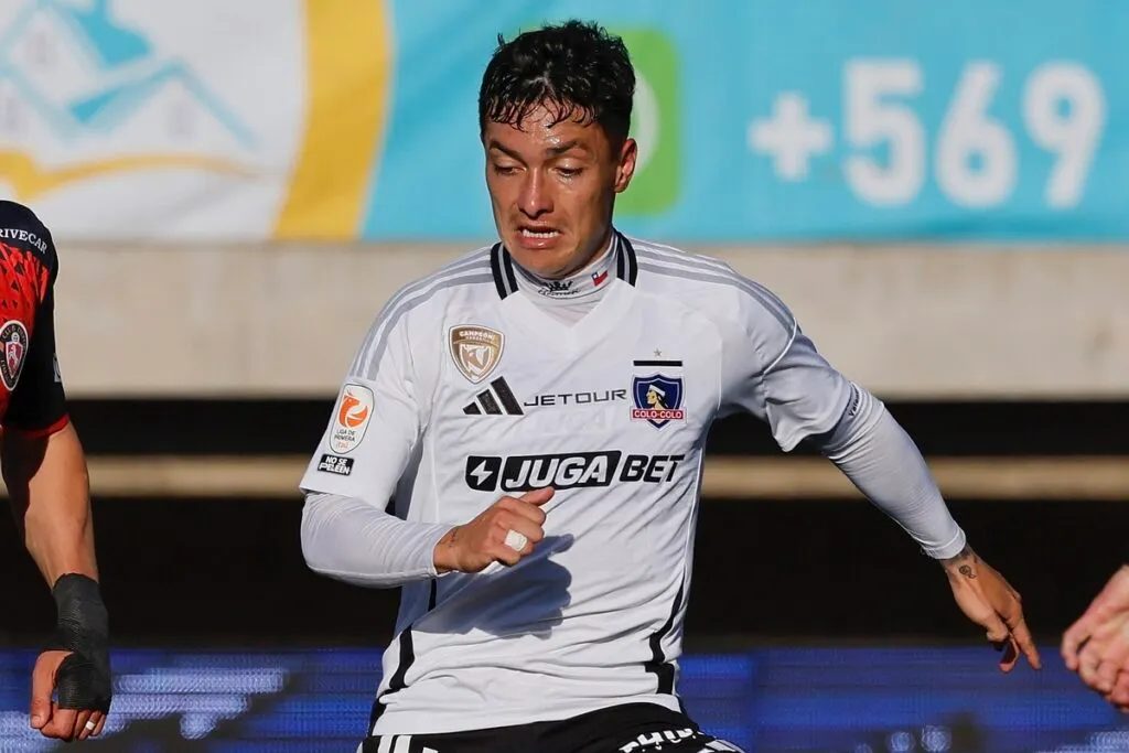 Zavala jugando por Colo-Colo.