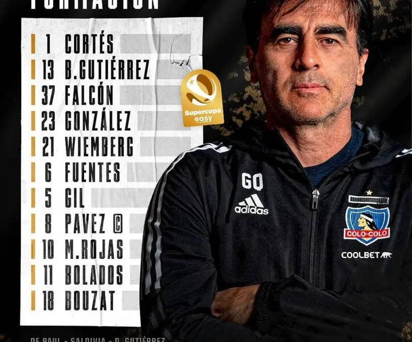 La formación de Colo-Colo para enfrentar a Magallanes por la Supercopa 2023.
