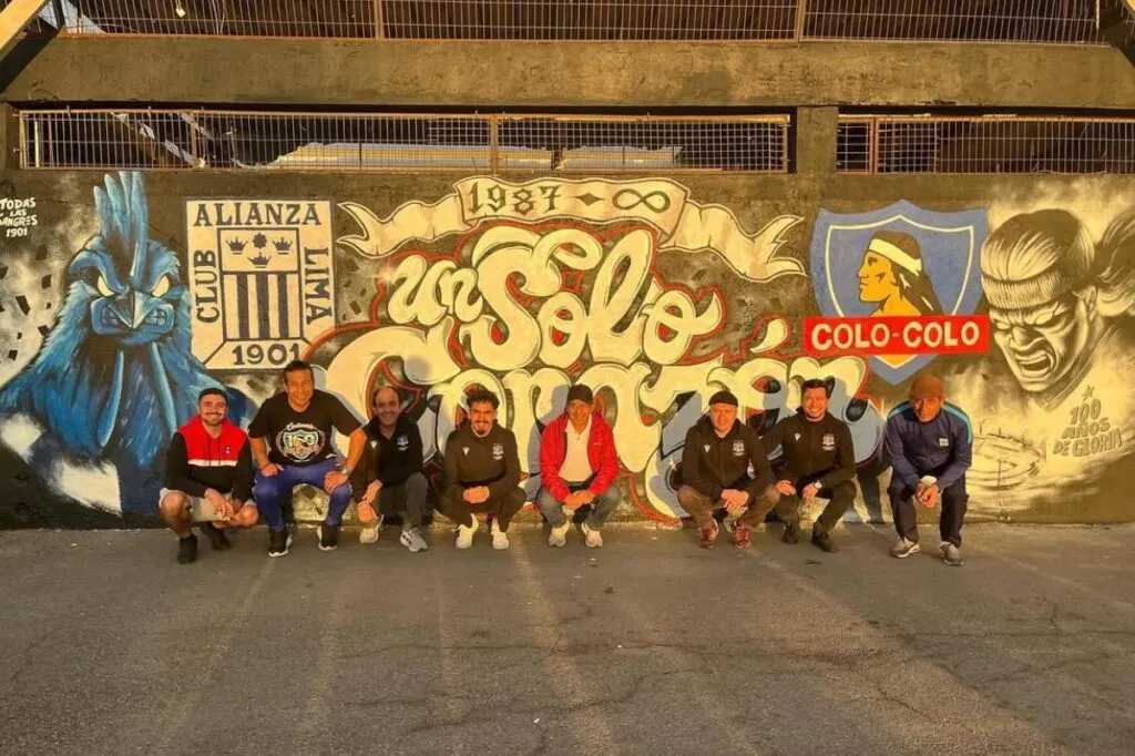 Mural Alianza Lima y Colo-Colo
