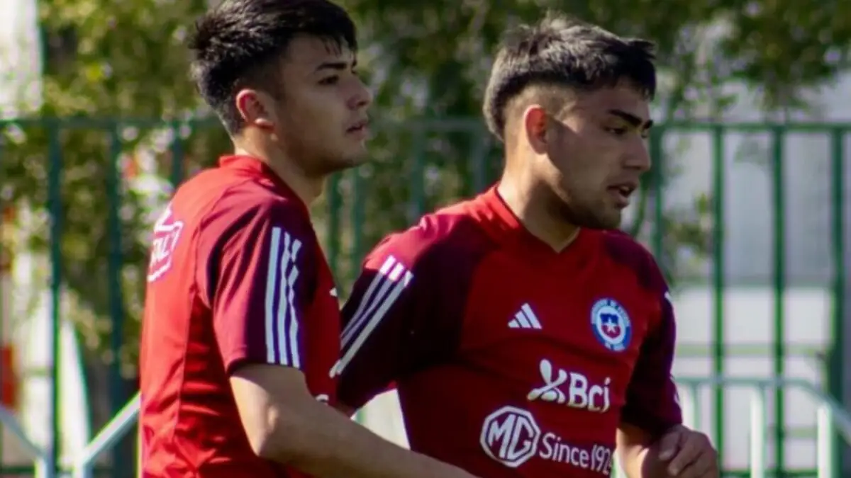 Nicolás Suárez en la Selección Chilena Sub-20.