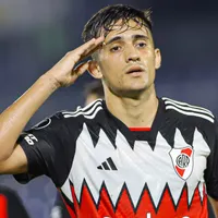 [VIDEO] Como centrodelantero: Revisa el gol de Pablo Solari en duelo de River Plate y Libertad