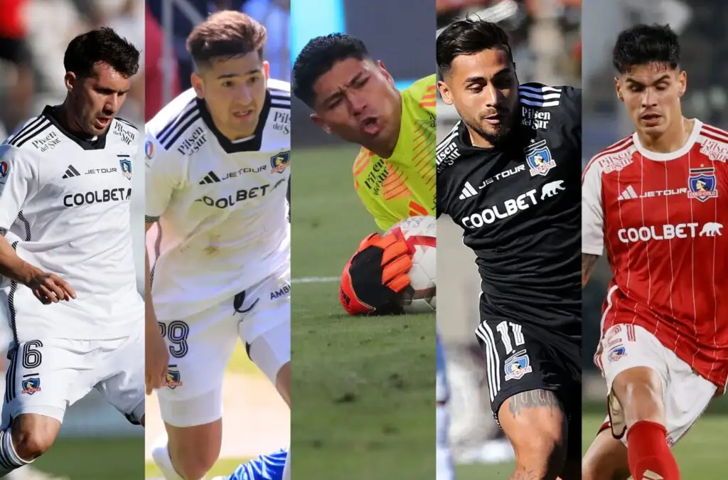 César Fuentes, Guillermo Paiva, Brayan Cortés, Marcos Bolados, Erick Wiemberg terminan contrato con Colo-Colo.