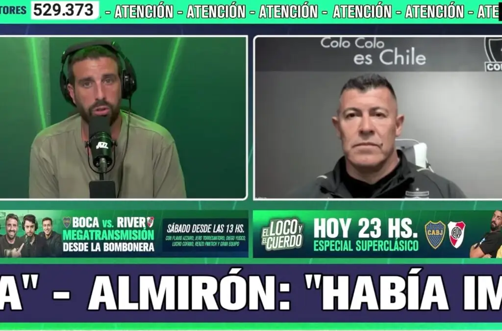 Flavio Azzaro advirtió a  Jorge Almirón por el arbitraje en Buenos Aires.