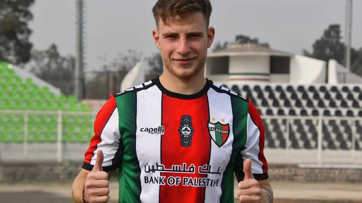 Bruno Barticciotto es presentado como nuevo refuerzo de Palestino.