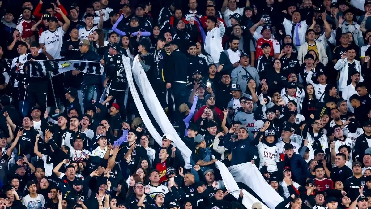 Hinchada de Colo-Colo.