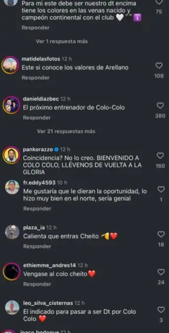 Hinchas piden la llegada de Miguel Ramírez.