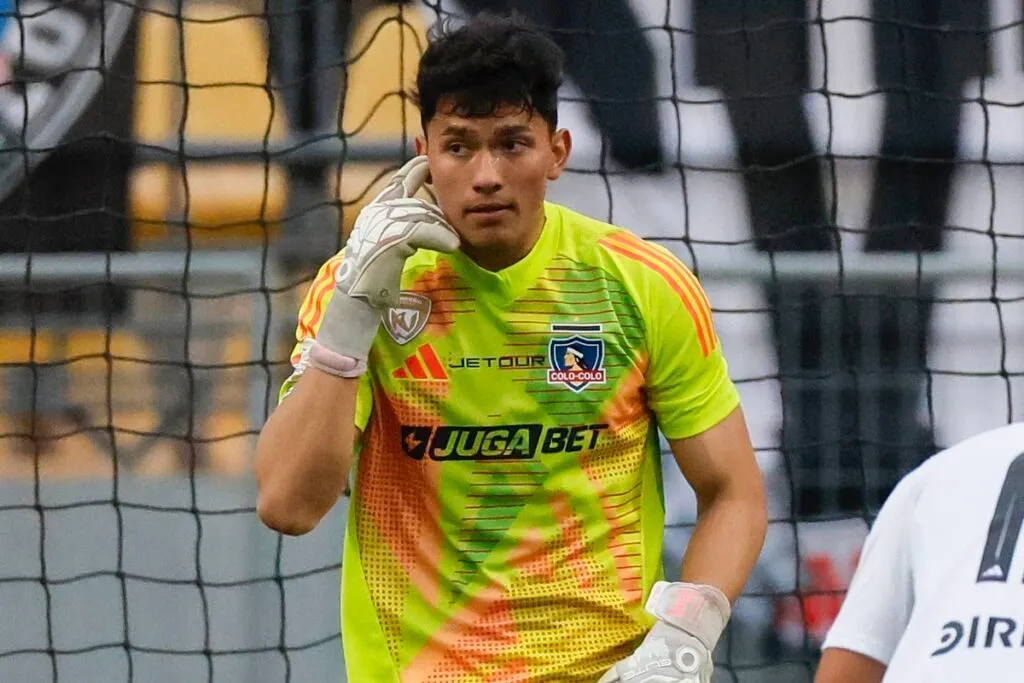 Eduardo Villanueva debutando por Colo-Colo.