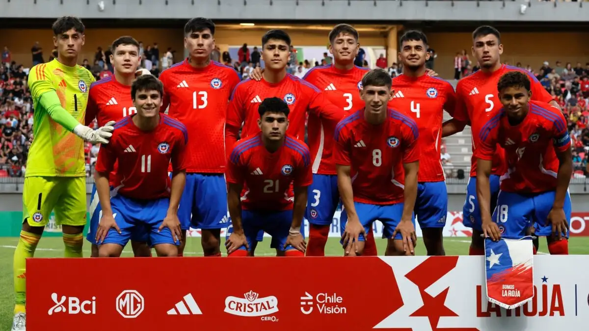 Formación Selección Chilena Sub-20.