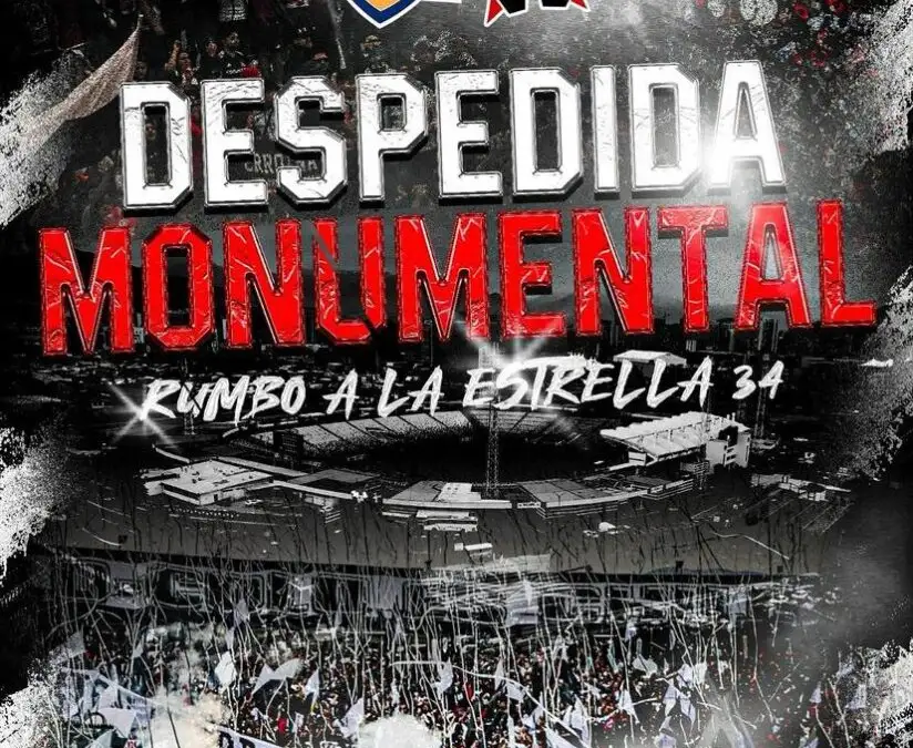 Llamado de la Garra Blanca para despedir a Colo-Colo en el Estadio Monumental.
