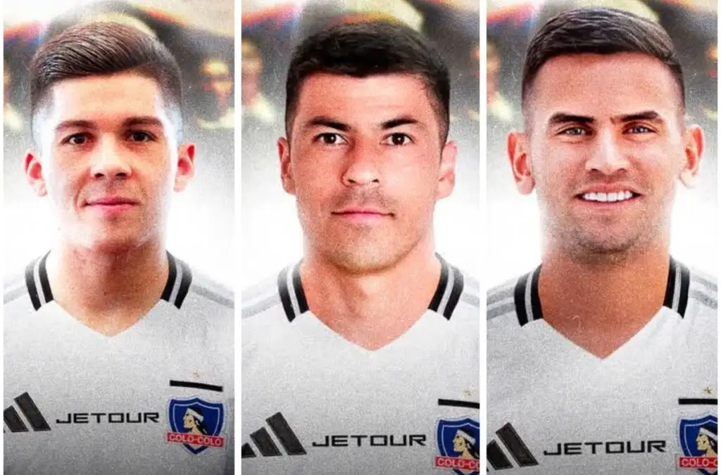 Méndez, Alarcón y Vegas son los nuevos jugadores de Colo-Colo.