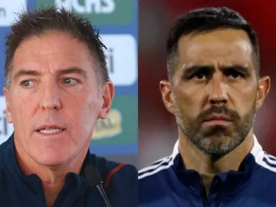 ¿Palo para Eduardo Berizzo? El enigmático mensaje de Claudio Bravo tras la renuncia del DT de La Roja