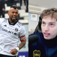 «¿Mufa le dicen?»: Davoo Xeneize sale en defensa de Arturo Vidal por críticas de hinchas chilenos
