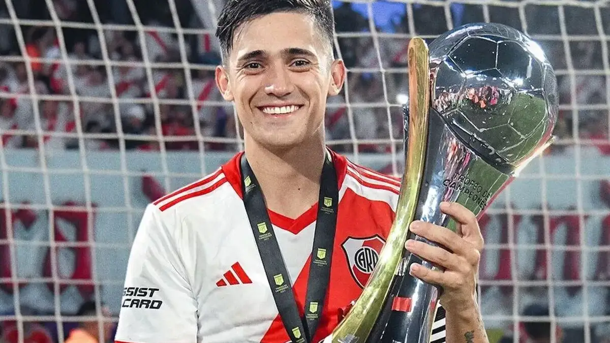 River Plate celebrando un título con River Plate.
