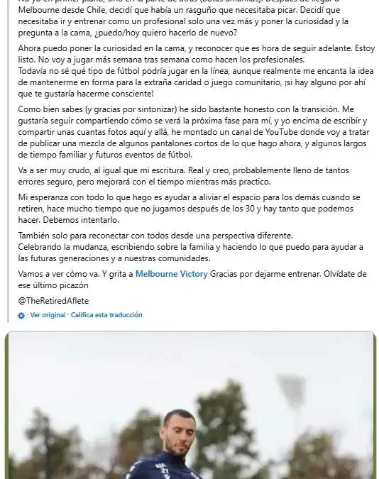 Marco Rojas anunció su retiro del fútbol profesional.