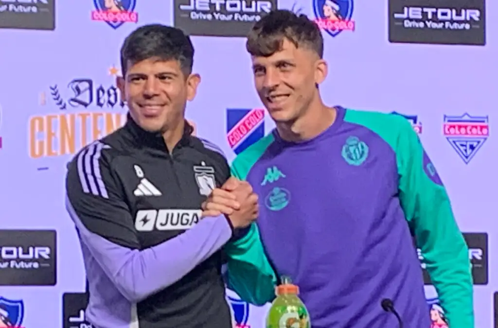 Esteban Pavez participó de la conferencia de prensa de capitanes previo al duelo de Colo-Colo y Real Valladolid.