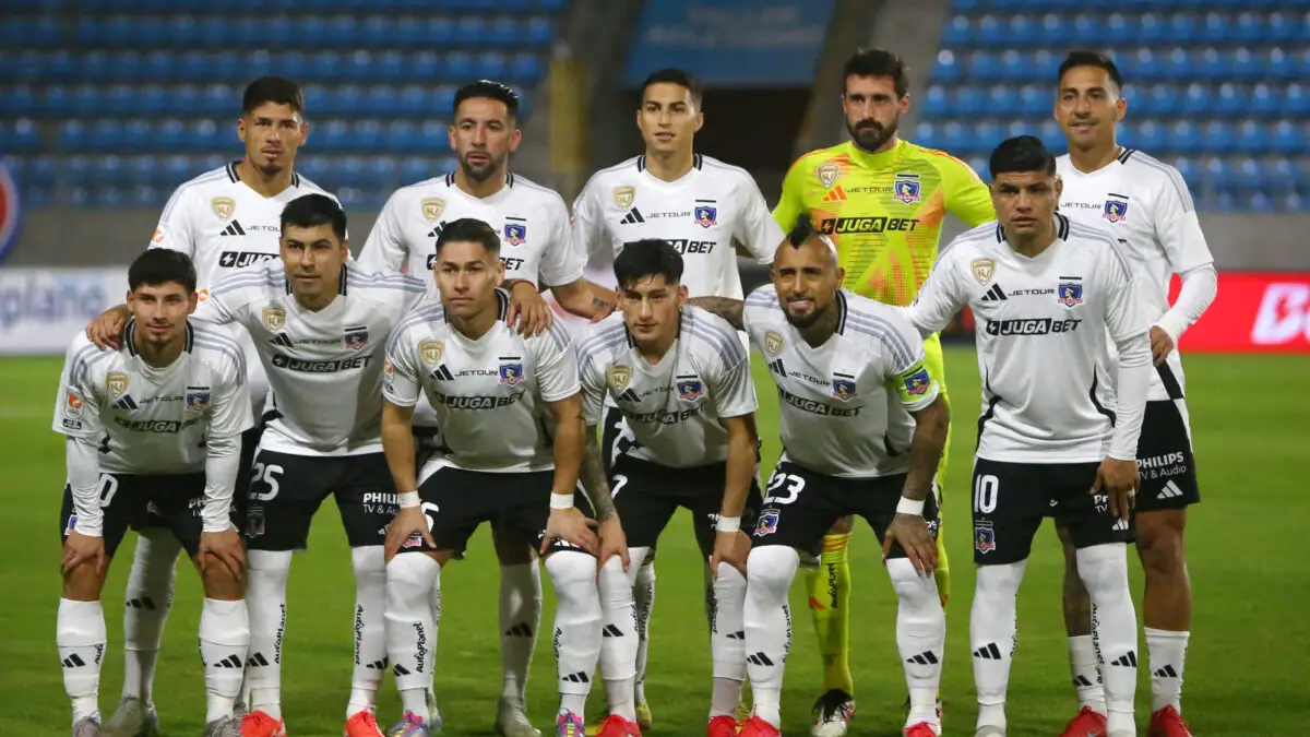 Formación de Colo-Colo vs Deportes Iquique.